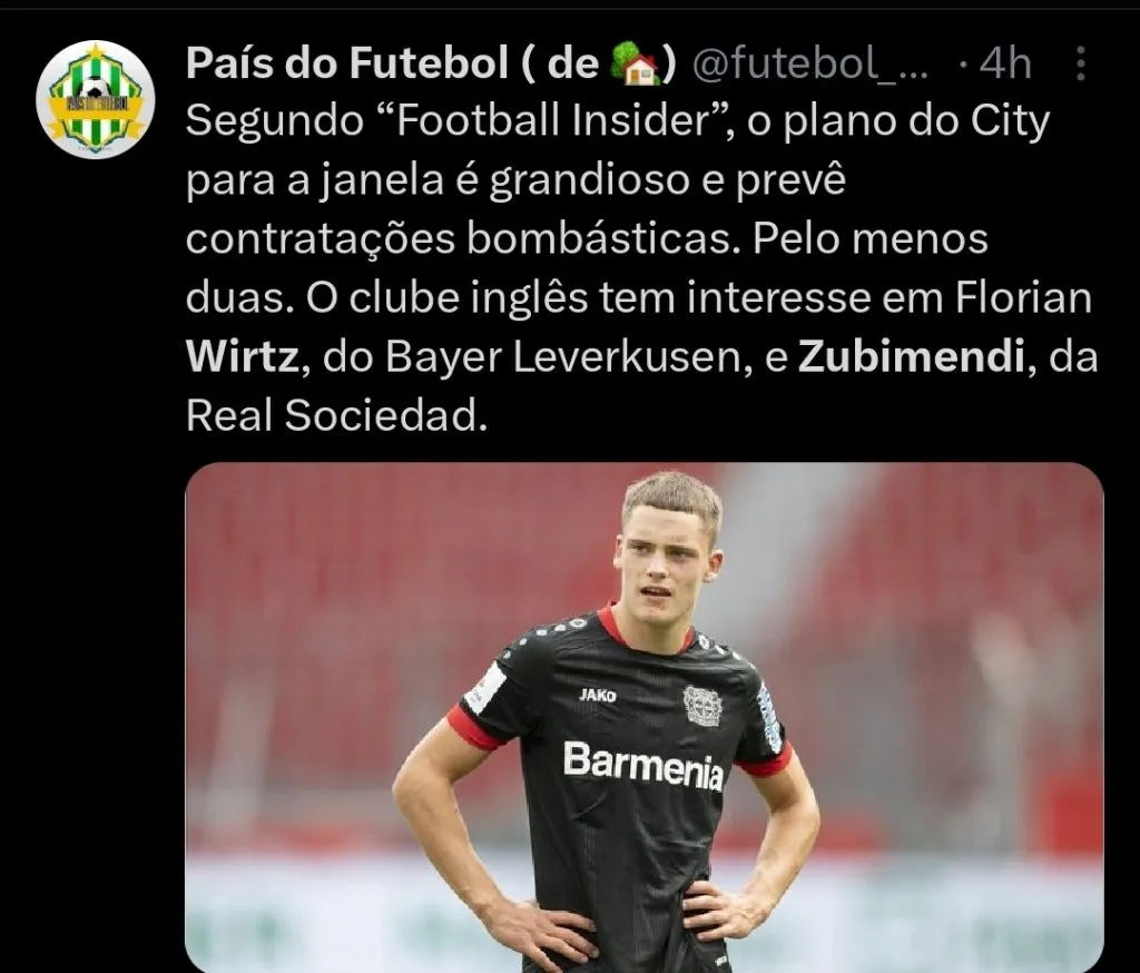 Repercussão via Twitter