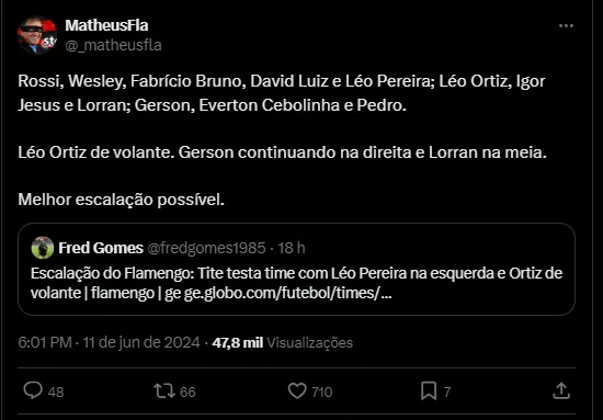 Reprodução/X