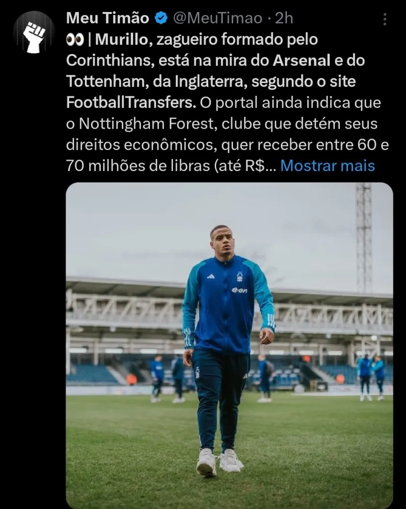 Repercussão via Twitter