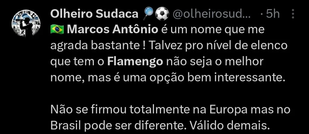 Repercussão via Twitter