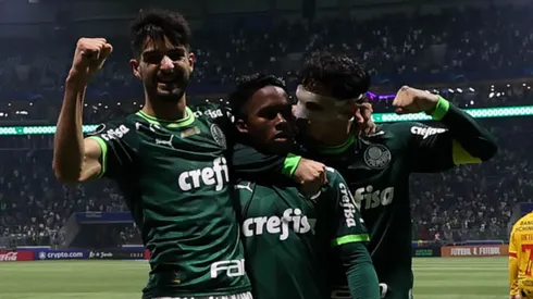 Mesmo lesionado, jogador seguiu atuando pelo Verdão (Foto: Cesar Greco/Palmeiras/Divulgaçõ)