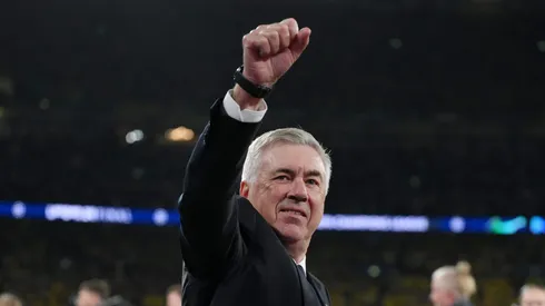Londras – Carlo Ancelotti, técnico do Real Madrid (Photo by David Ramos/Getty Images)