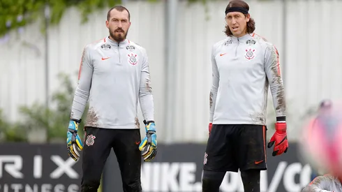 Goleiro Walter e Cássio pelo Corinthians