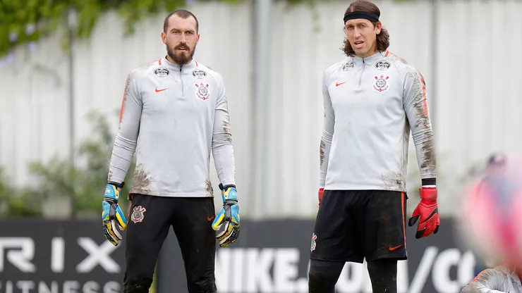 Goleiro Walter e Cássio pelo Corinthians
