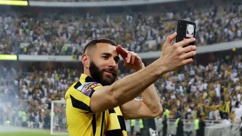 Benzema pode ter novo companheiro na Arábia Saudita. Foto: Yasser Bakhsh/Getty Images