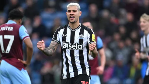 Bruno Guimaraes of Newcastle United . (Photo by Stu Forster/Getty Images)