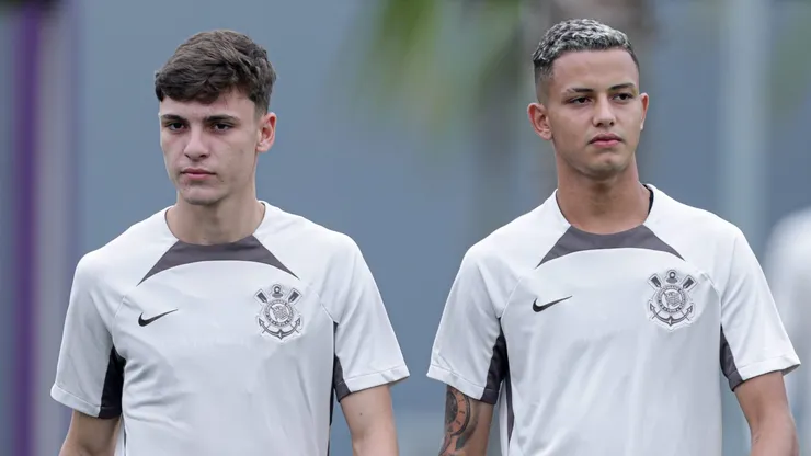 Breno Bidon e Kayke. foto: rodrigo coca/agência corinthians
