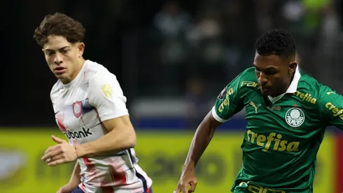 Agustín Giay contra o Palmeiras na Libertadores
