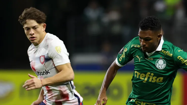 Agustín Giay contra o Palmeiras na Libertadores