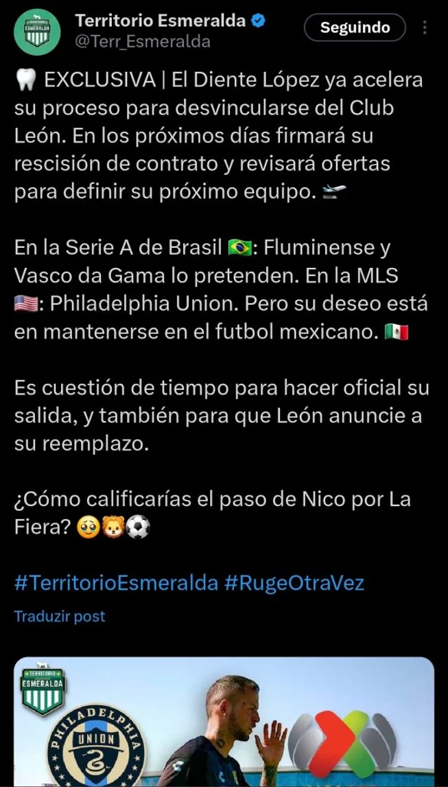 Repercussão via Twitter