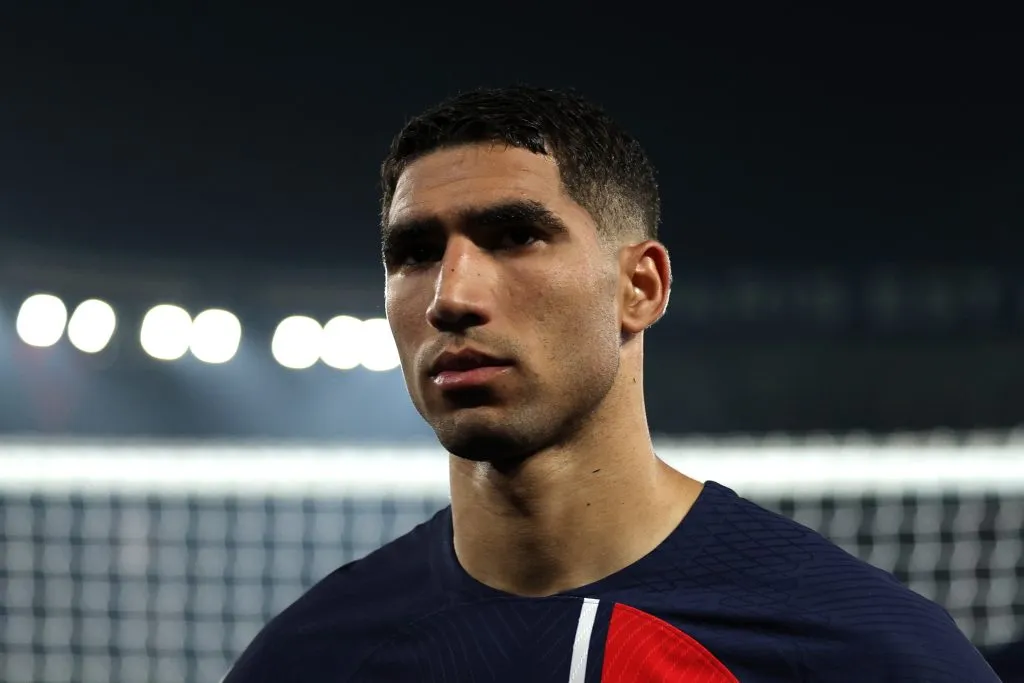 Achraf Hakimi é um dos destaques do PSG (Photo by Richard Heathcote/Getty Images)