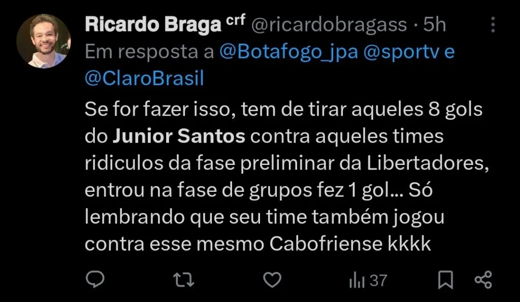 Repercussão via Twitter