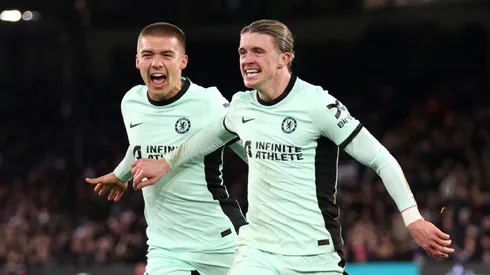 Conor Gallagher of Chelsea celebrates . (Photo by Julian Finney/Getty Images)