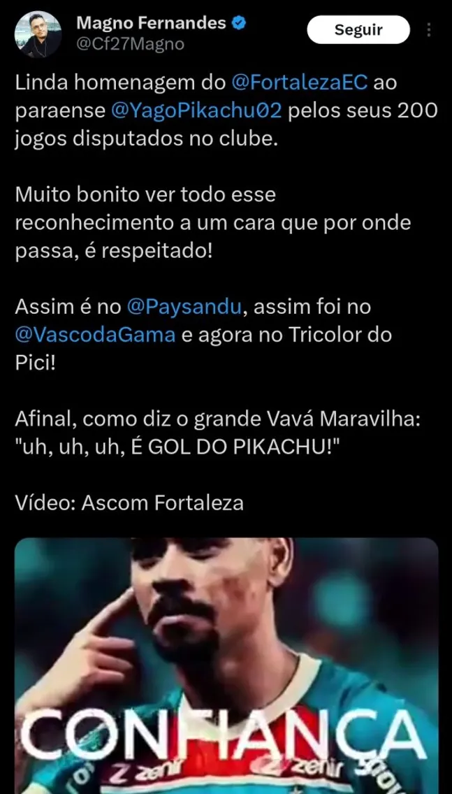 Repercussão via Twitter
