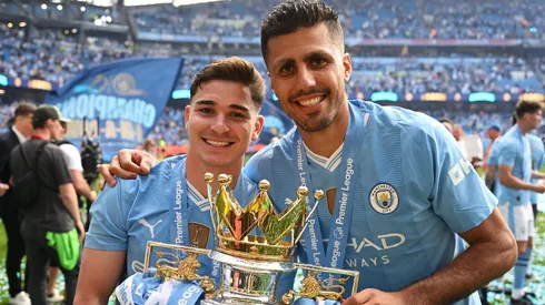Manchester City decide ouvir proposta do Atlético de Madrid por uma de suas estrelas. (Photo by Michael Regan/Getty Images)