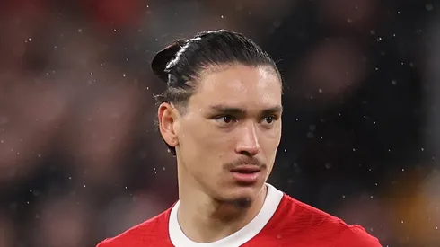 Darwin Núñez manda a real ao Negrete. Foto: Jan Kruger/Getty Images