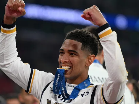 Jude Bellingham tieta José Mourinho após final da Champions League