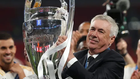 Carlo Ancelotti, Head Coach of Real Madrid (Photo by Alex Pantling/Getty Images)