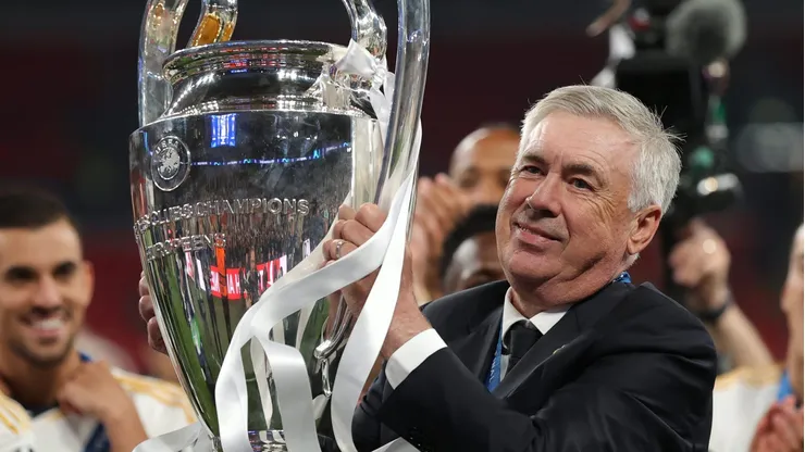 Carlo Ancelotti, Head Coach of Real Madrid (Photo by Alex Pantling/Getty Images)