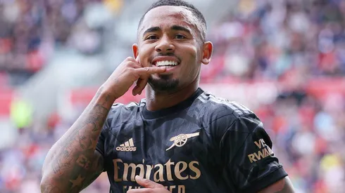 Gabriel Jesus, do Arsenal, pede salário de R$ 6,6 milhões para assinar com gigante europeu. (Photo by Richard Heathcote/Getty Images)