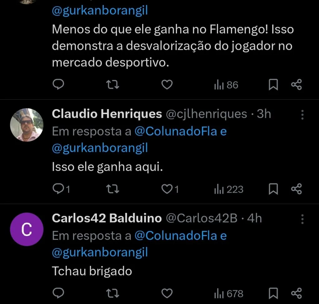 Repercussão via Twitter