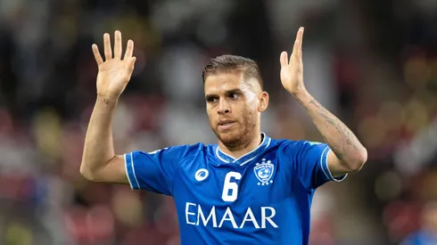 Gustavo Cuellar nos tempos de Al-Hilal, da Arábia Saudita