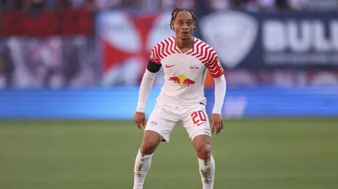 Xavi Simons jogou a última temporada pelo RB Leipzig. (Photo by Maja Hitij/Getty Images)