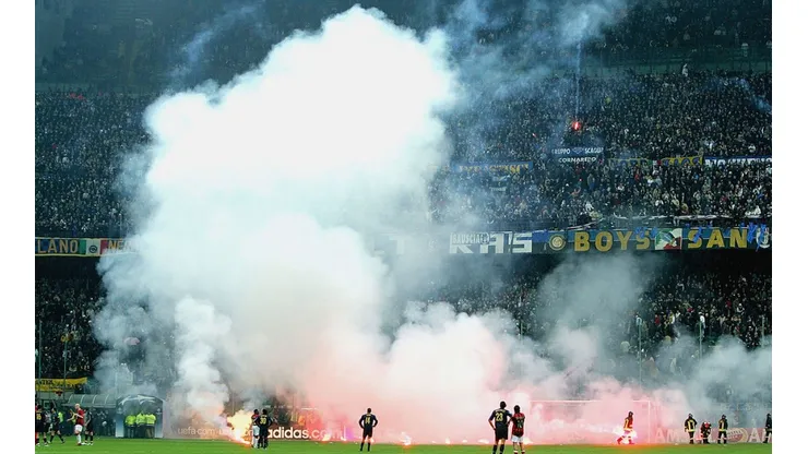 Foto: Mike Hewitt/Getty Images - Internazionale e Milan na Champions em 2005