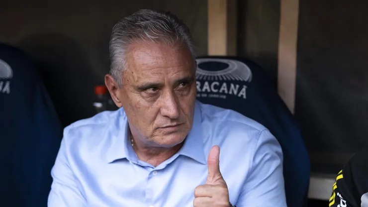 Tite, técnico do Flamengo. Foto: Jorge Rodrigues/AGIF