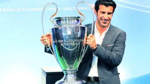 Figo ex-jogador do Real Madrid.