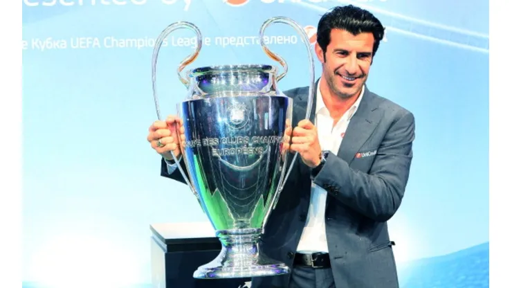 Figo ex-jogador do Real Madrid.