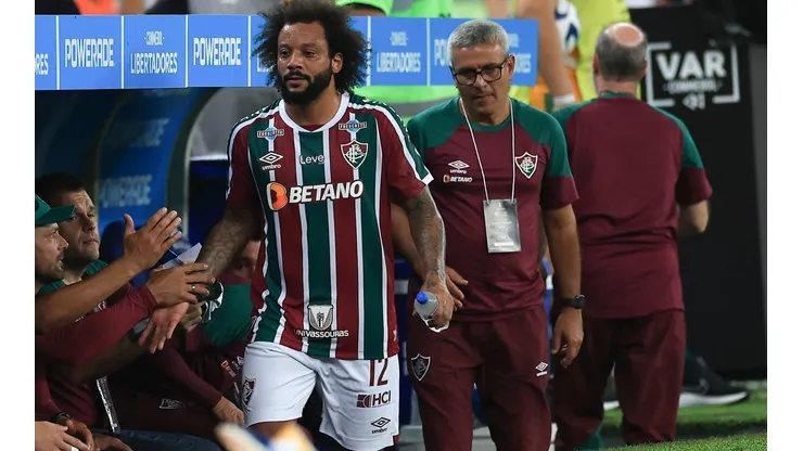 Marcelo deixou o gramado do Maracanã ainda no primeiro tempo da vitória sobre o The Strongest