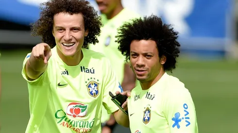 David Luiz e Marcelo foram companheiros de seleção brasileira e disputaram Copa do Mundo de 2014
