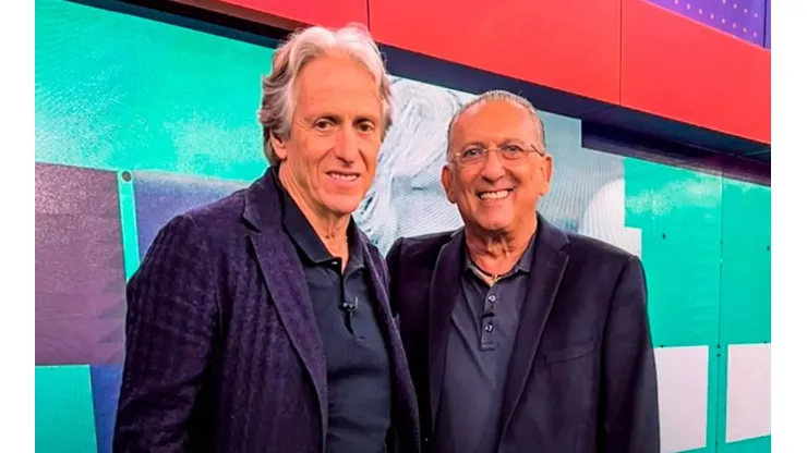 Galvão Bueno abre o jogo e 'entrega' em qual clube Jorge Jesus irá trabalhar nos próximos meses: "A gente se fala todo dia"