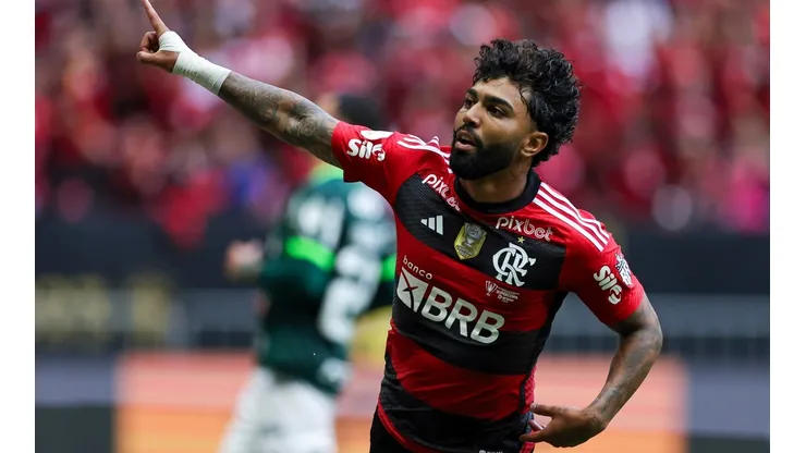 Gabigol, do Flamengo, é um dos artilheiros do futebol brasileiro em 2023