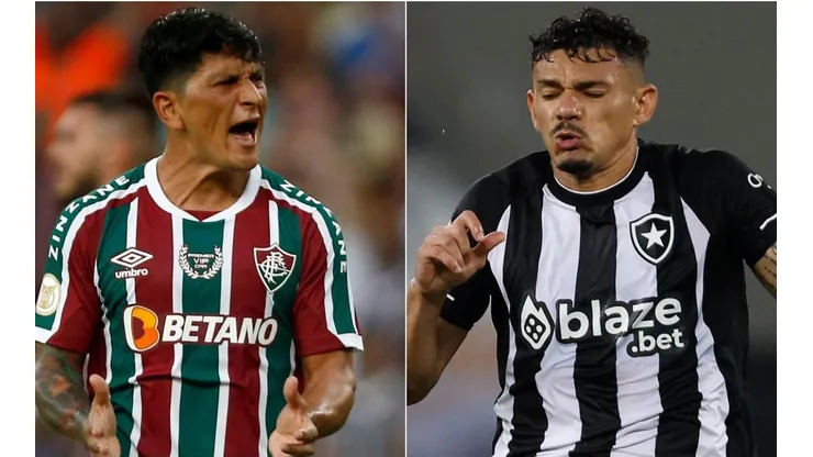 Cano e Tiquinho Soares são os centroavantes de Fluminense e Botafogo (Foto: Getty Images)