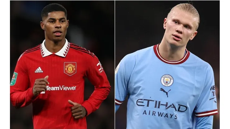 Manchester United e Manchester City se enfrentam neste sábado (Foto: Getty Images)