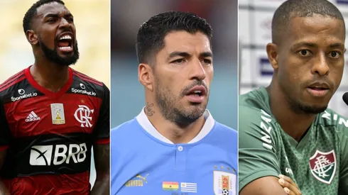 Wagner Meier, Stu Forster/Getty Images; Thiago Ribeiro/AGIF - Suarez, Gerson e Keno