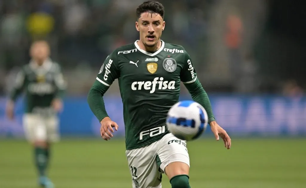 Piquerez em Palmeiras v Athletico Parananese – Copa CONMEBOL Libertadores 2022: Semifinals. Foto: Getty Images
