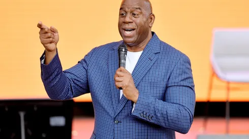 Magic Johnson, ídolo do basquete norte-americano (Foto: Getty Images)