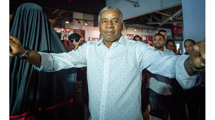 Andrade, ídolo histórico do Flamengo (Foto: Paula Reis / Flamengo)