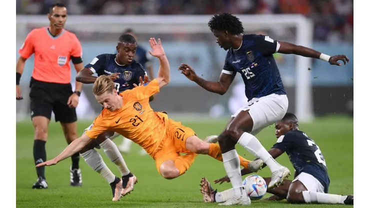 Equador e Holanda, em campo pela Copa do Mundo do Catar (Foto: Getty Images)