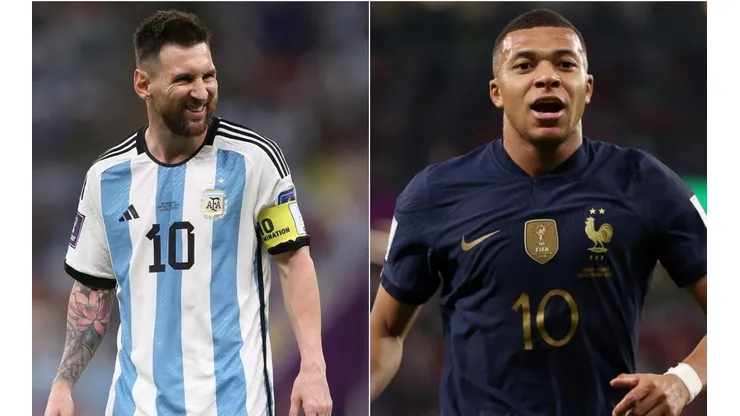 Messi e Mbappé estarão frente a frente na final da Copa do Mundo (Foto: Getty Images)