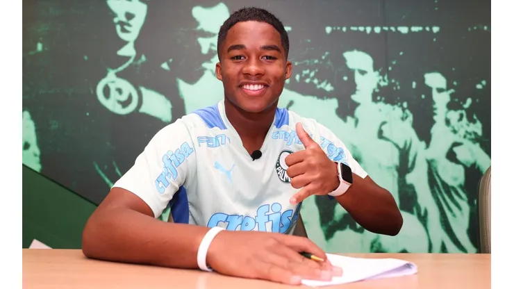 Endrick acertou oficialmente com o Real Madrid