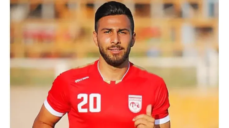 Iranian footballer Amir Nasr-Azadani who has been sentenced to be death. Image: @FIFPRO