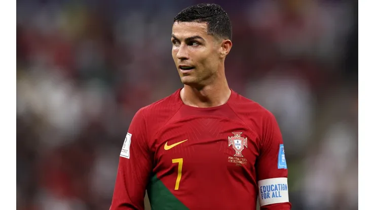 Cristiano Ronaldo, em campo pela seleção de Portugal (Foto: Getty Images)