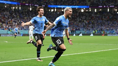 Mesmo com dois gols de Arrascaeta, Uruguai é eliminado da copa do mundo