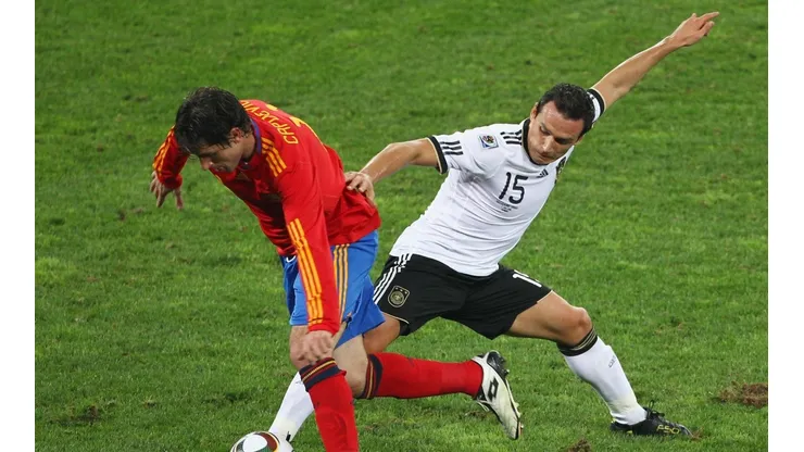 A Espanha eliminou a Alemanha da Copa do Mundo de 2010 (Foto: Getty Images)