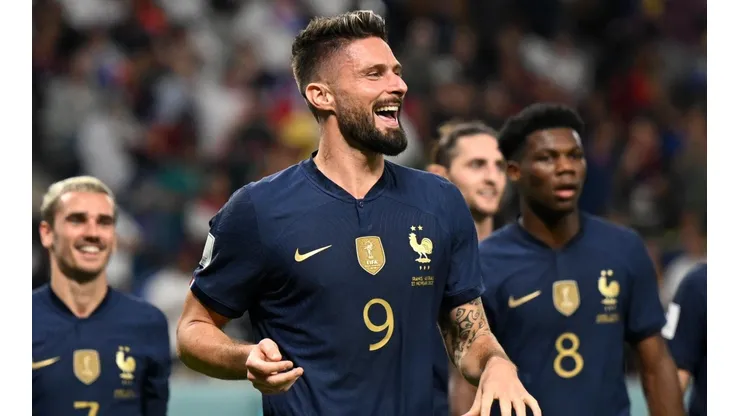 Giroud comemora gol diante da Austrália (Foto: Getty Images)
