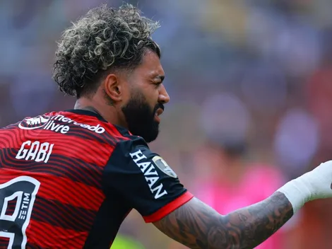 Gabigol provoca o Real Madrid em comemoração do Flamengo
